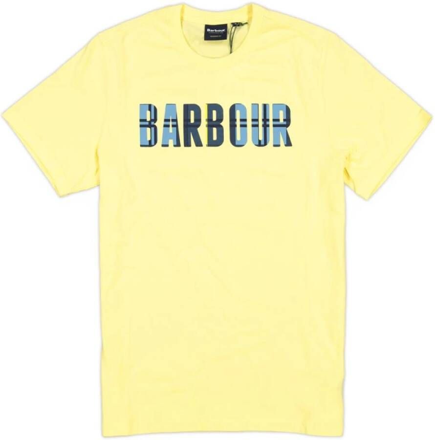 Barbour Canlan Tee , Geel, Heren