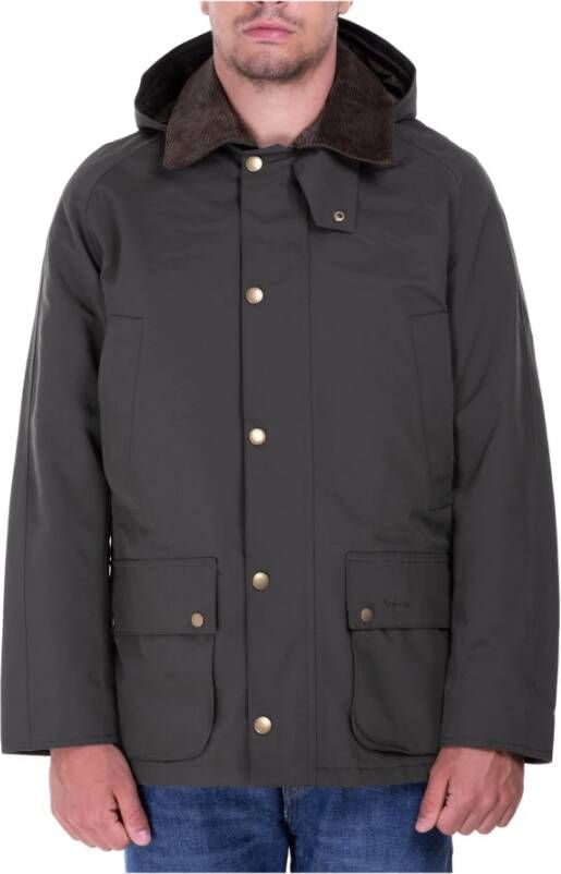 Barbour Winterjassen Grijs Heren