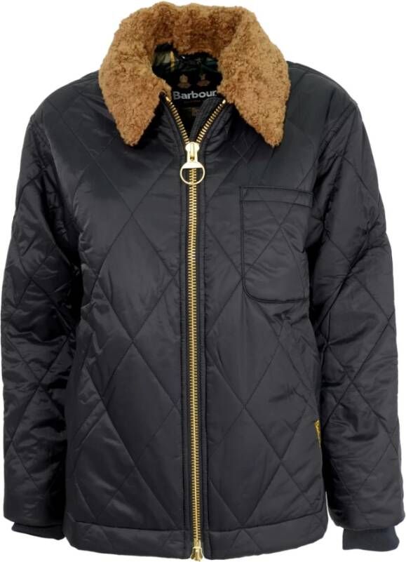 Barbour Winterjassen Zwart Dames