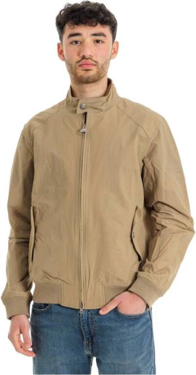 Barbour Gelijkrichter Harrington Casual , Bruin, Heren