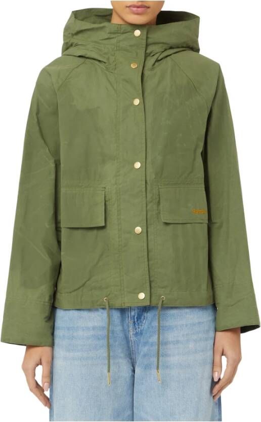 Barbour Gewatteerde Jassen Groen Dames
