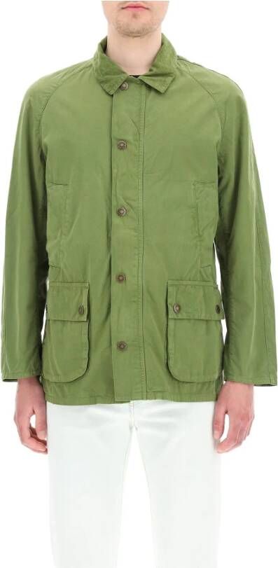 Barbour Zomerjassen Groen Heren