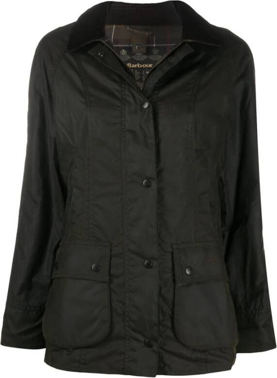Barbour Klassiek Beadnell wasjack , Groen, Dames