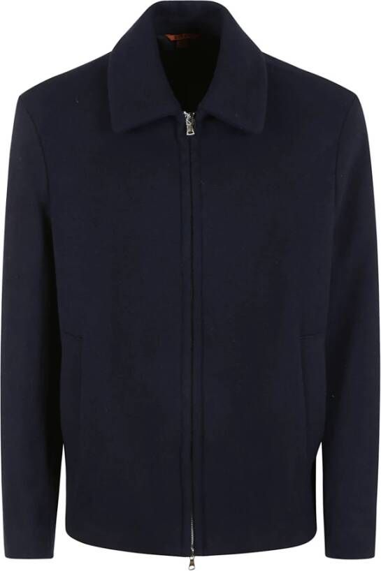 Barena Venezia Zomerjassen Blauw Heren