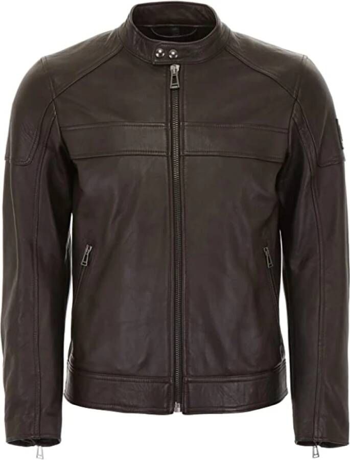 Belstaff Leren Jassen Bruin Heren