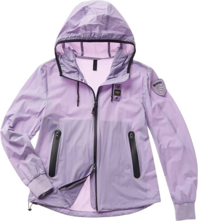 Blauer Outdoorjassen Paars Dames