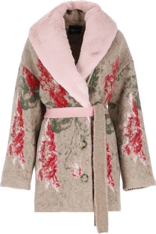 Blumarine Trenchcoats & Mantels Roze Dames