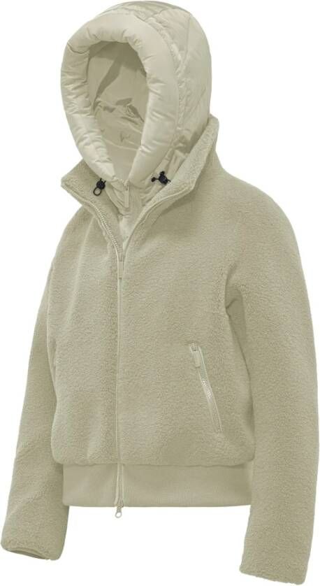 BomBoogie Sherpa Fleece Blouson Odessa overjas , Beige, Dames