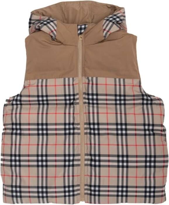 Burberry Theo reversible gewatteerde bodywarmer met donsvulling en steekzakken
