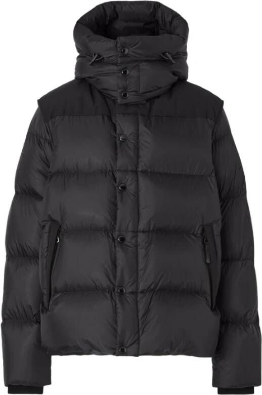 Burberry Leeds puffer jack met donsvulling en ritszakken