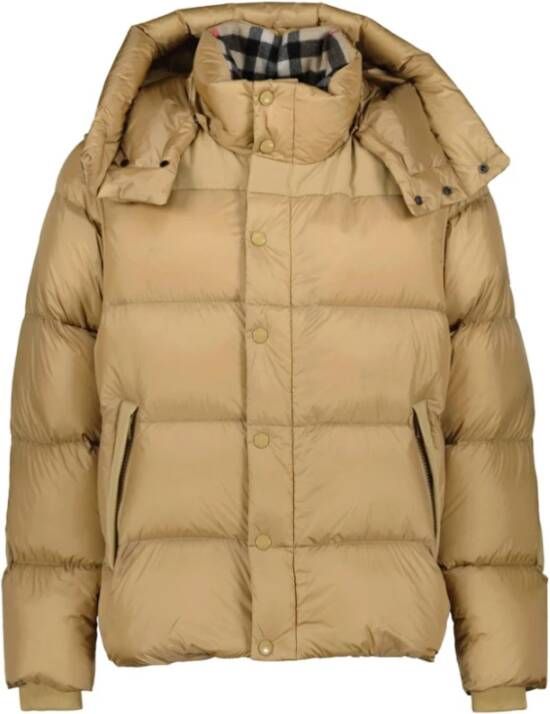 Burberry Gewatteerde Jassen Bruin Dames
