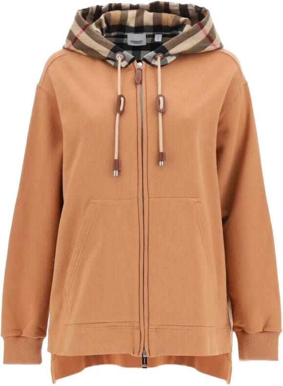 Burberry Hoodies & Sweatvesten Bruin Dames