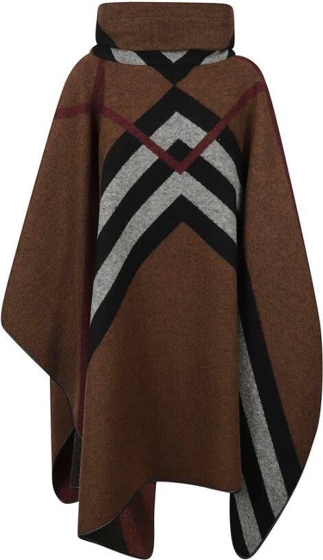 Burberry Poncho's Bruin Dames