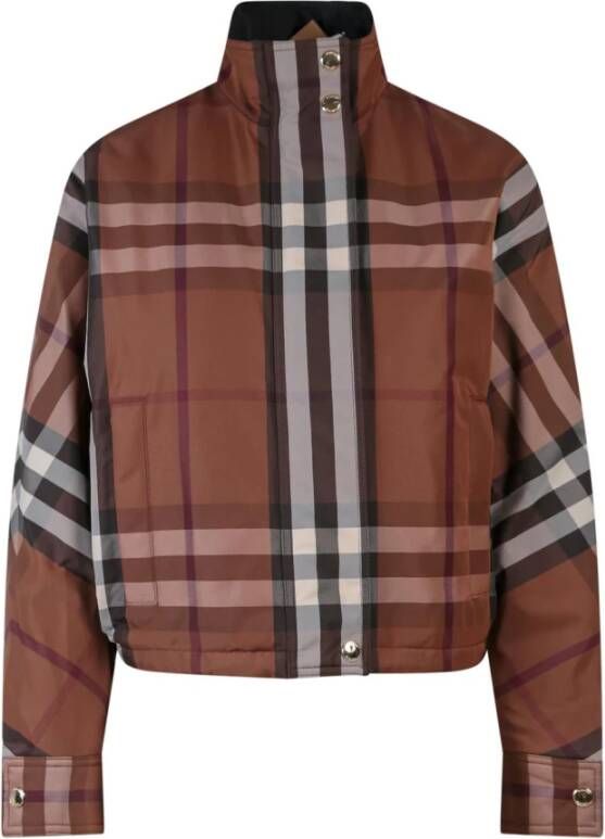 Burberry Tops met lange mouwen , Bruin, Dames