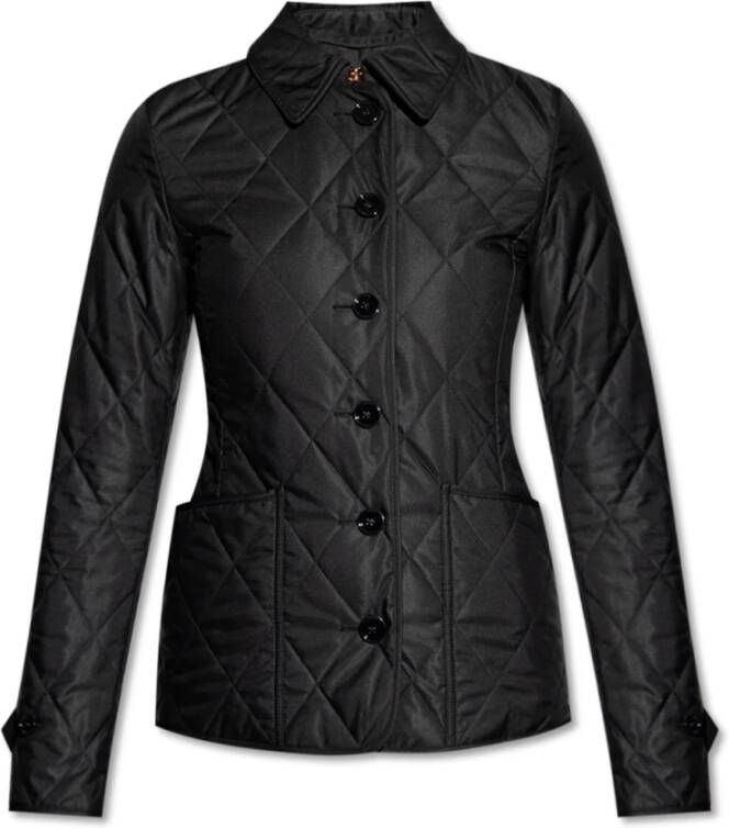 Burberry Fernleigh gewatteerde jas , Zwart, Dames