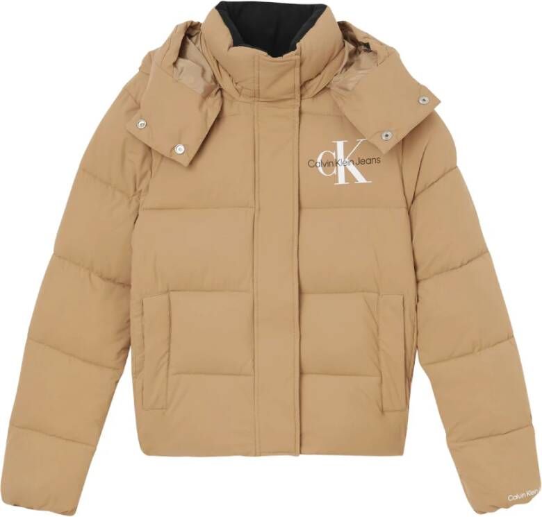Calvin Klein Jas Camel J20J219007 GV7 , Bruin, Dames