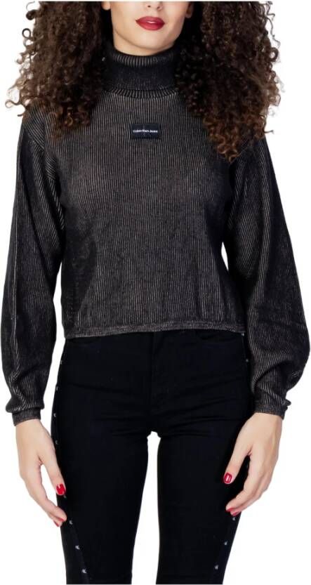 Calvin klein Jeans Sweaters Black Jeans, Zwart, Dames