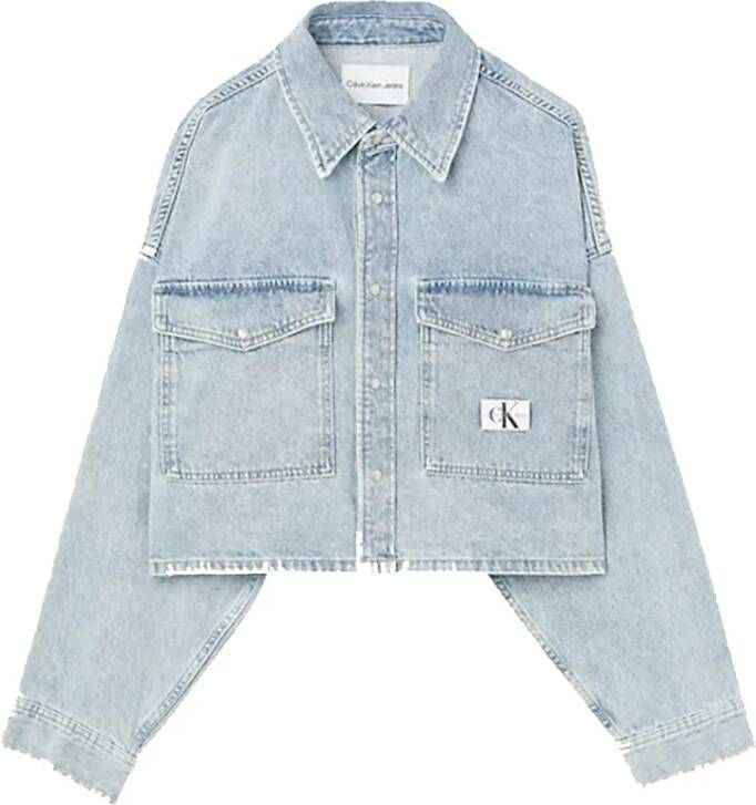 Calvin klein Jeans Spijkerjassen Blauw Dames