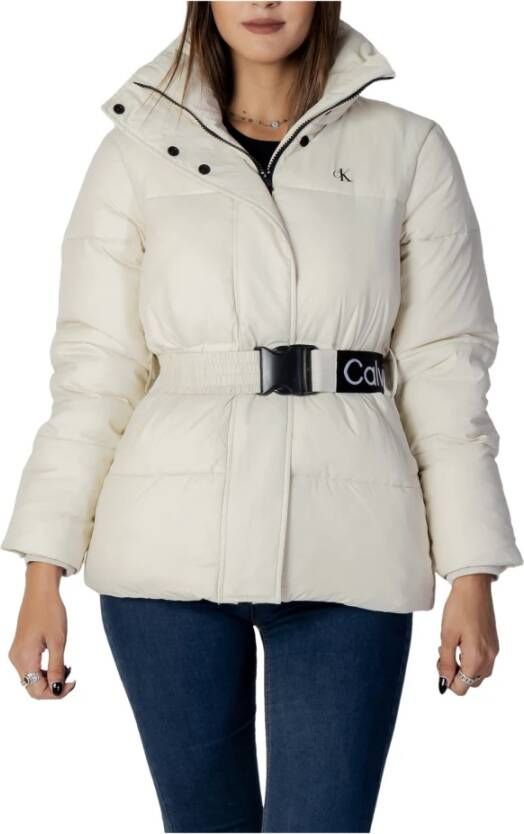 Calvin klein Jeans Women & Jacket in Beige Jeans, Beige, Dames