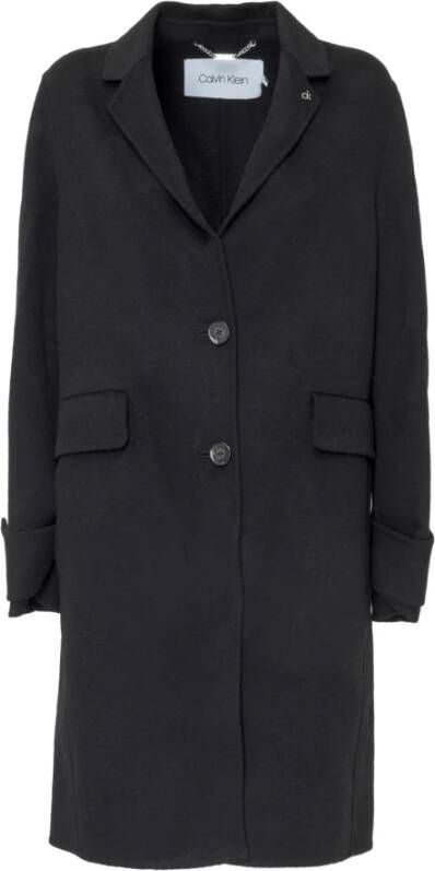 Calvin Klein Parka Jassen Zwart Dames