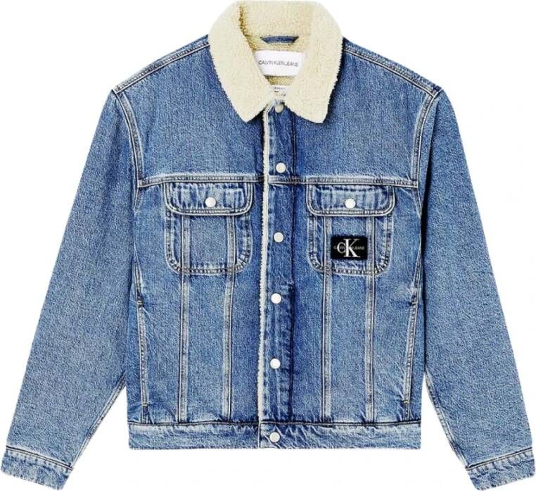 Calvin Klein Spijkerjassen Blauw Heren