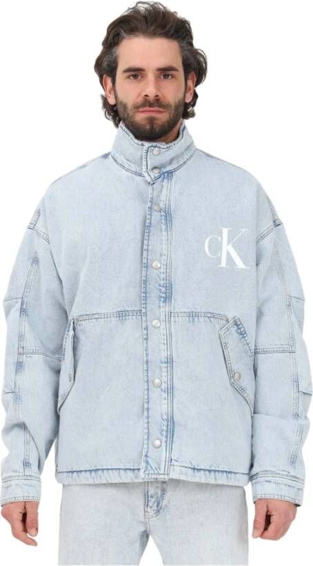 Calvin Klein Spijkerjassen Blauw Heren