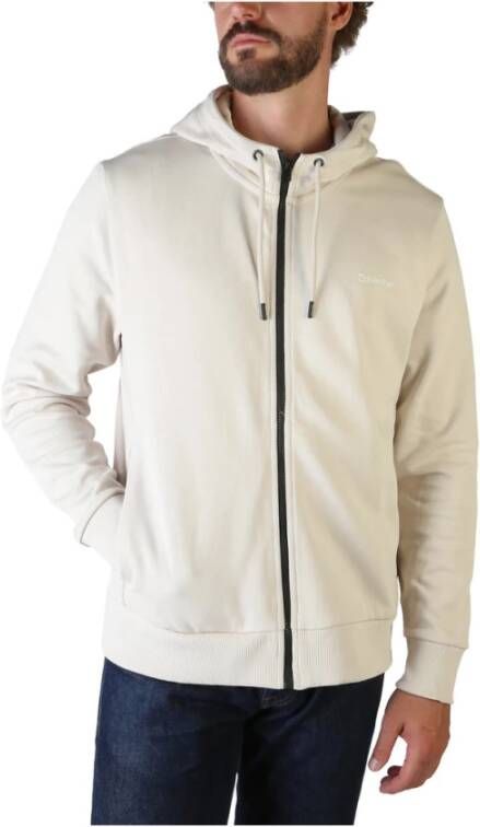 Calvin Klein Hoodies & Sweatvesten Beige Dames