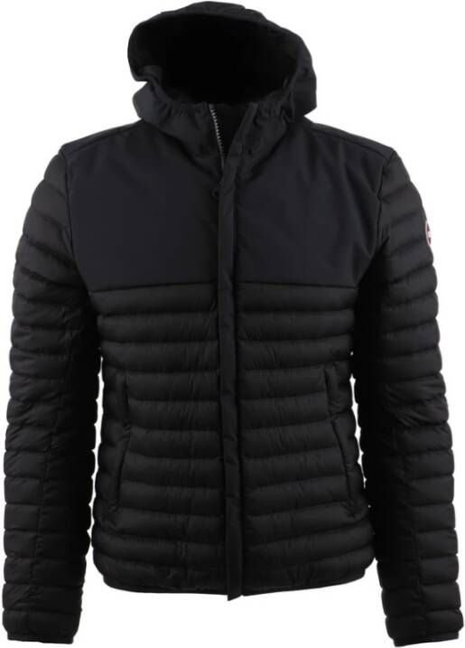 Colmar Gewatteerd jack met donsvulling en inzet van softshell