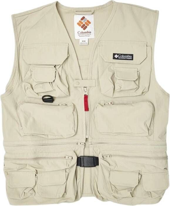 Columbia Bodywarmers Beige Heren