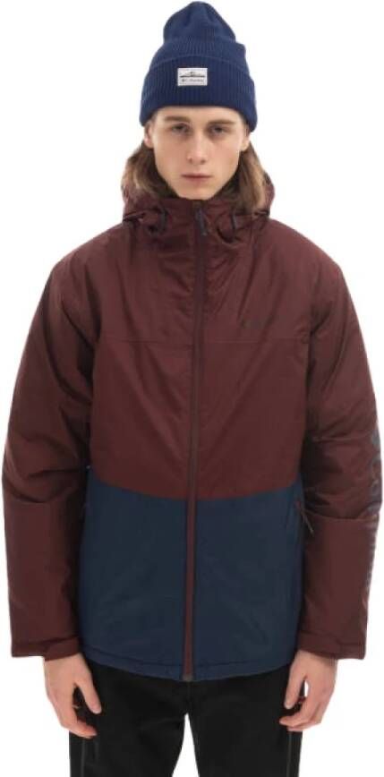 Columbia Winterjassen Rood Heren
