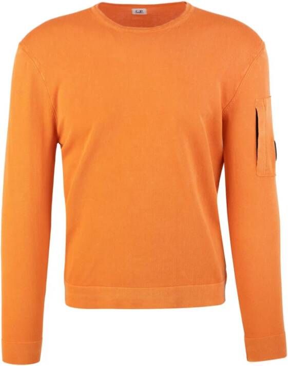 C.P. Company Round neck Knitwear , Oranje, Heren