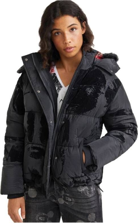 Desigual Gewatteerde Jassen Zwart Dames