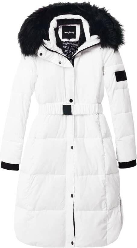 Desigual Parka Jassen Wit Dames