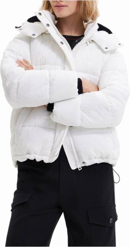 Desigual Winterjassen Wit Dames