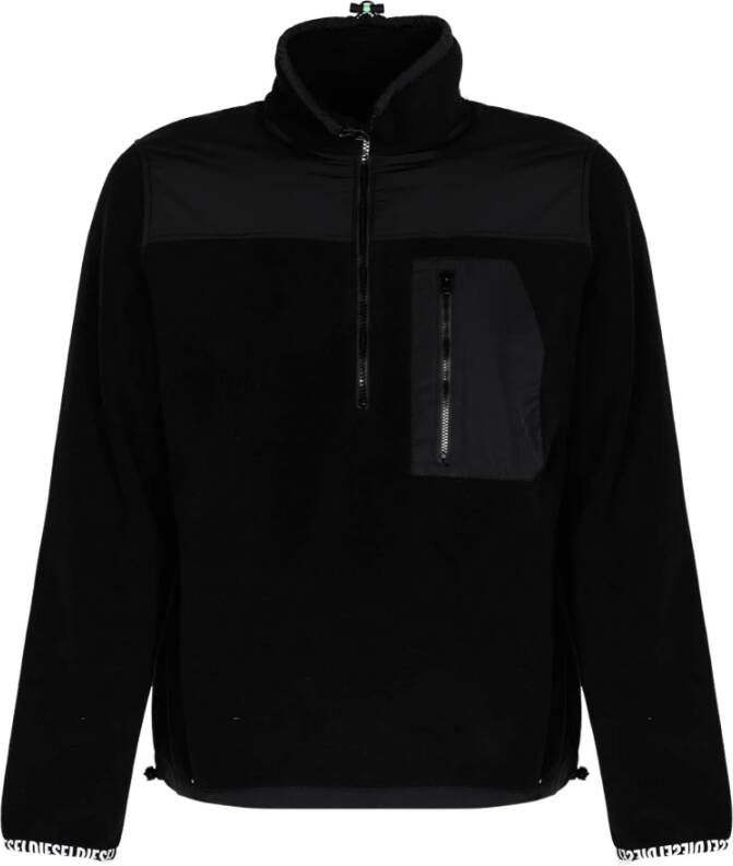 Diesel Fleece jassen Zwart Heren