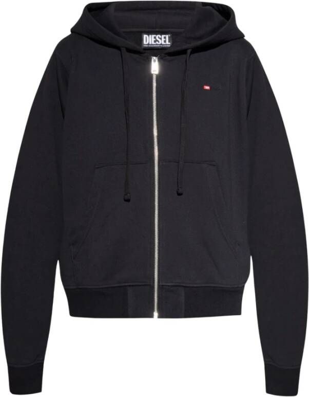 Diesel Hoodies & Sweatvesten Zwart Dames