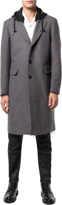 Diesel Jassen Grijs Heren