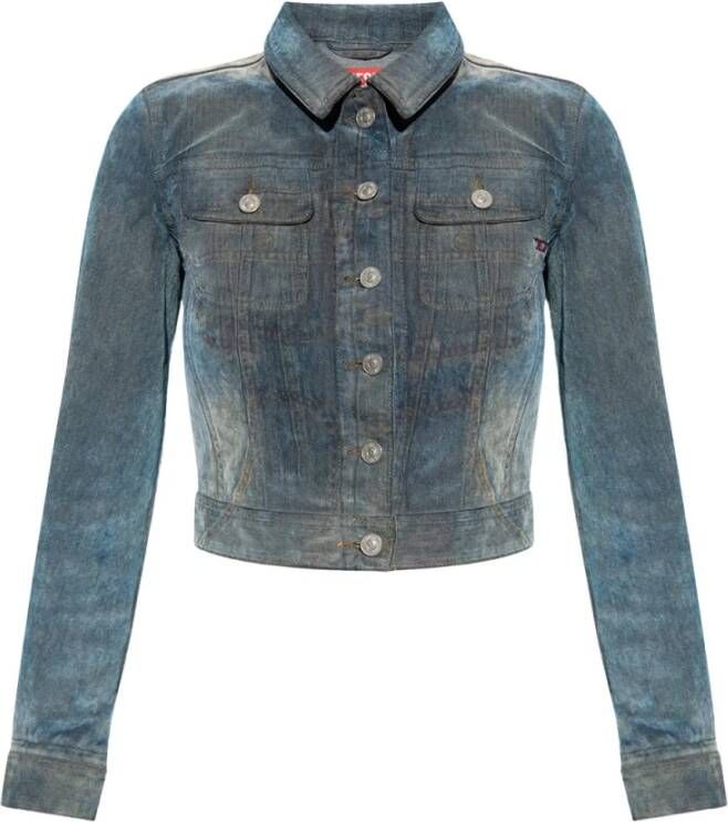 Diesel ‘De Slimmy’ jacket , Blauw, Dames
