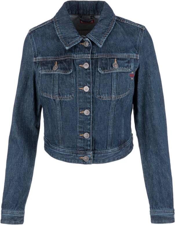 Diesel Spijkerjassen Blauw Dames