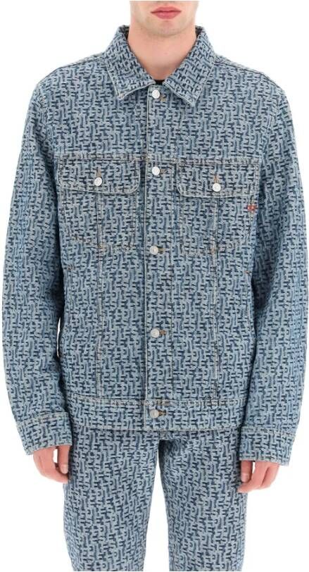 Diesel Spijkeroverhemden Blauw Heren