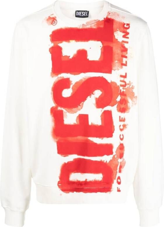 Diesel Truien & Vesten Wit Heren