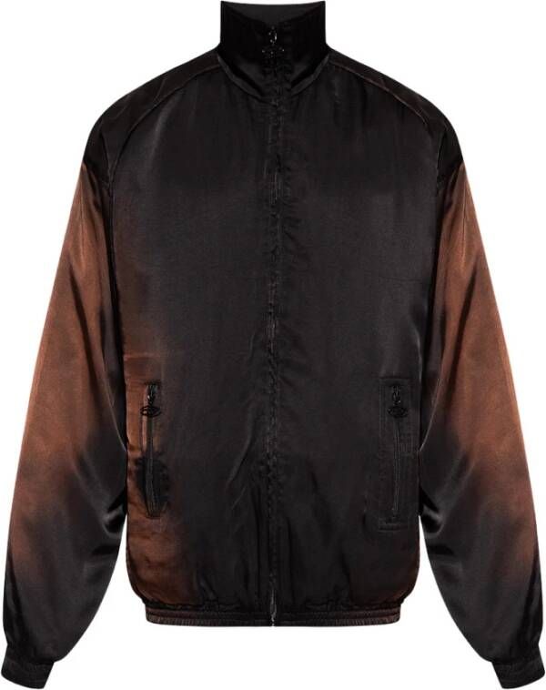 Diesel J Telly Satin Jacket , Zwart, Heren