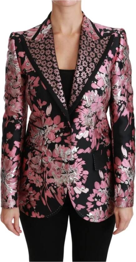 Dolce & Gabbana Bloemen Brocade Blazer Jacket