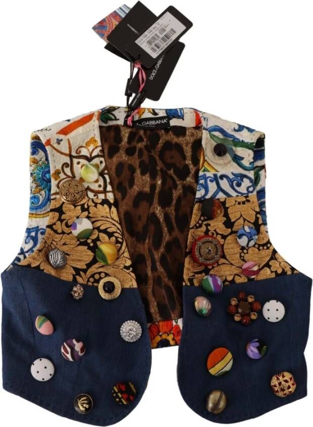 Dolce & Gabbana Bodywarmers Blauw Dames