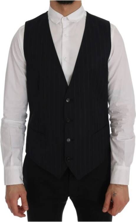 Dolce & Gabbana Bodywarmers Blauw Heren