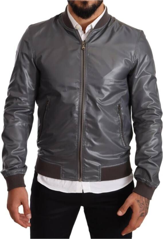 Dolce & Gabbana Bomber jackets Grijs Heren