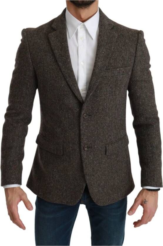 Dolce & Gabbana Jack Formele Blazer , Bruin, Heren