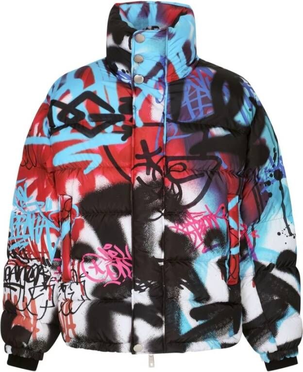 Dolce & Gabbana Gewatteerde jassen Blauw Heren