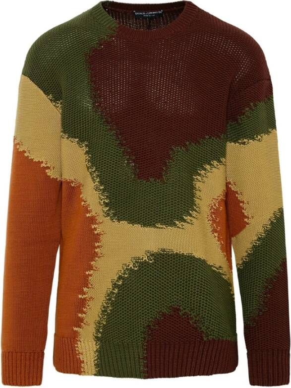 Dolce Gabbana Cotton Sweater , Bruin, Heren