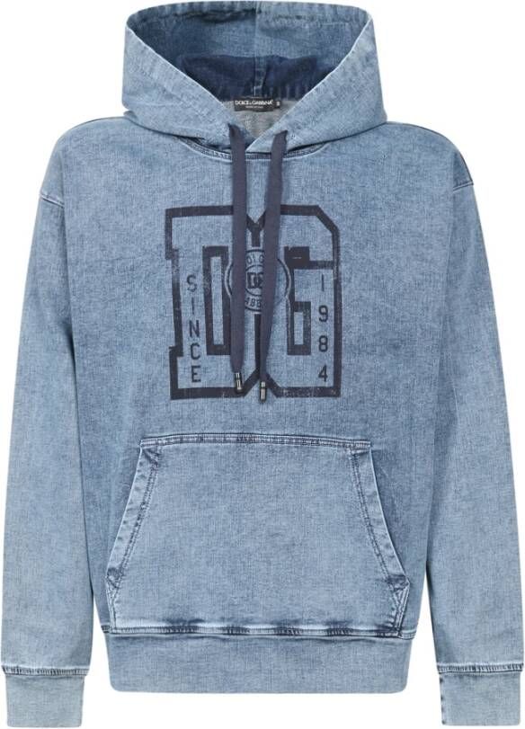 Dolce & Gabbana Hoodies & sweatvesten Blauw Heren